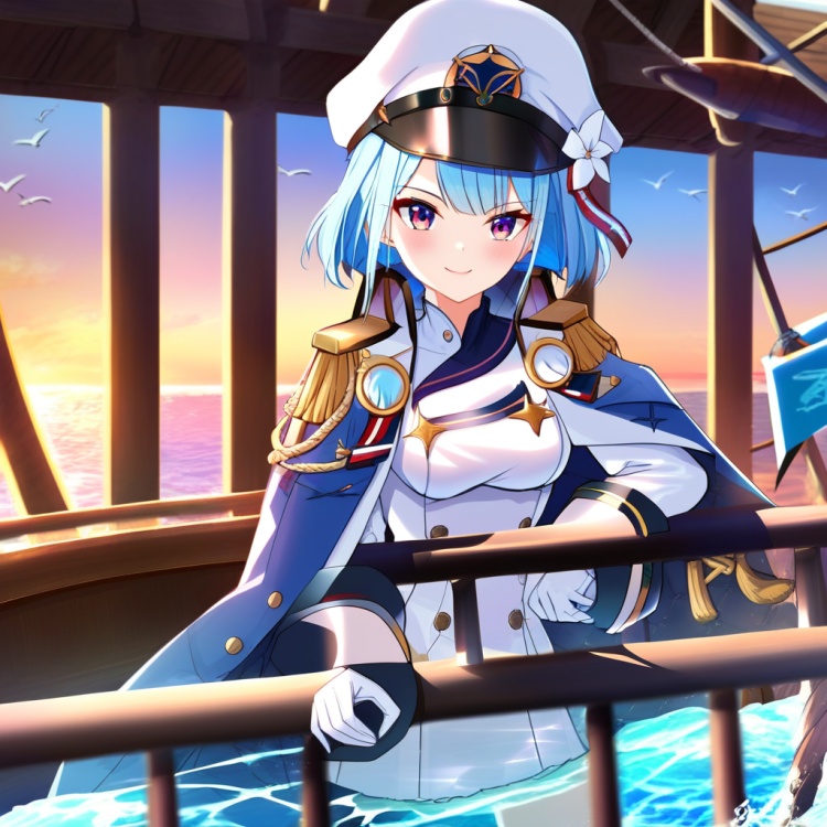 Navy Captain Landy by 罪 on Tensor.Art