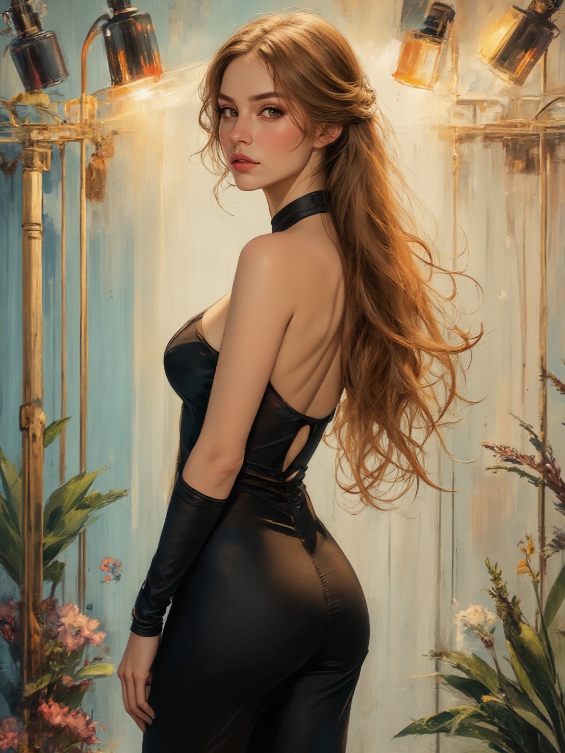 A beauty with a tall,  sexy,  and well-proportioned figure on Tensor.Art