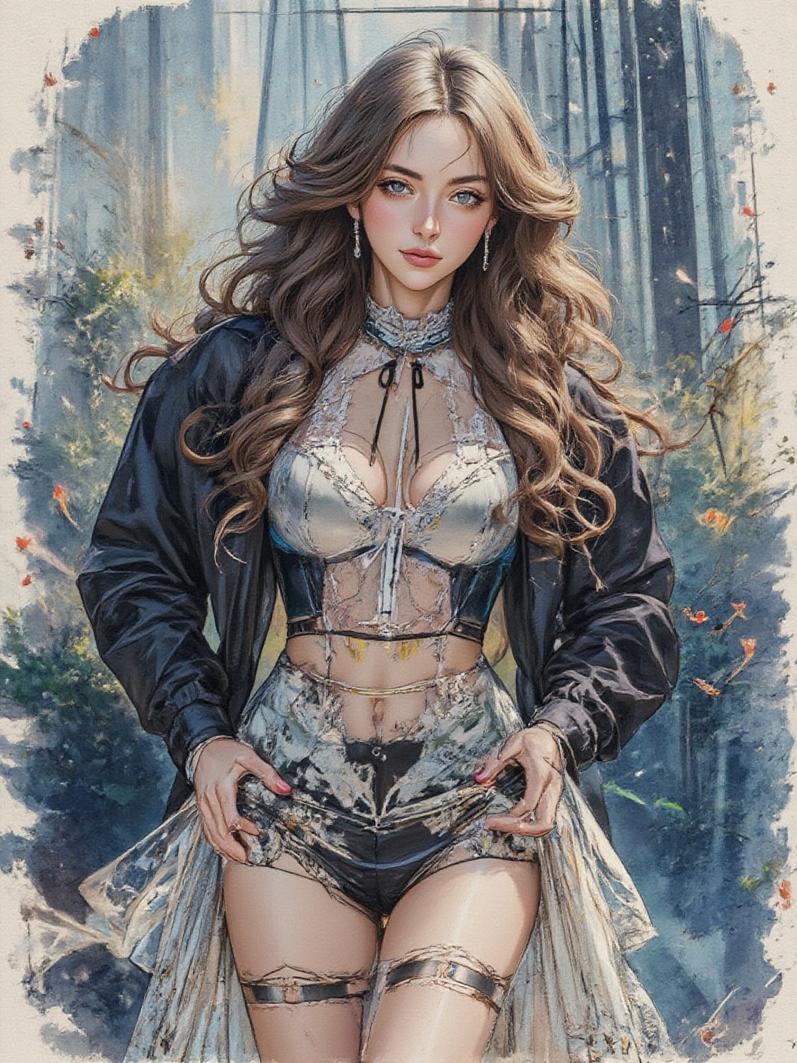 A beauty with a tall,  sexy,  and well-proportioned figure on Tensor.Art