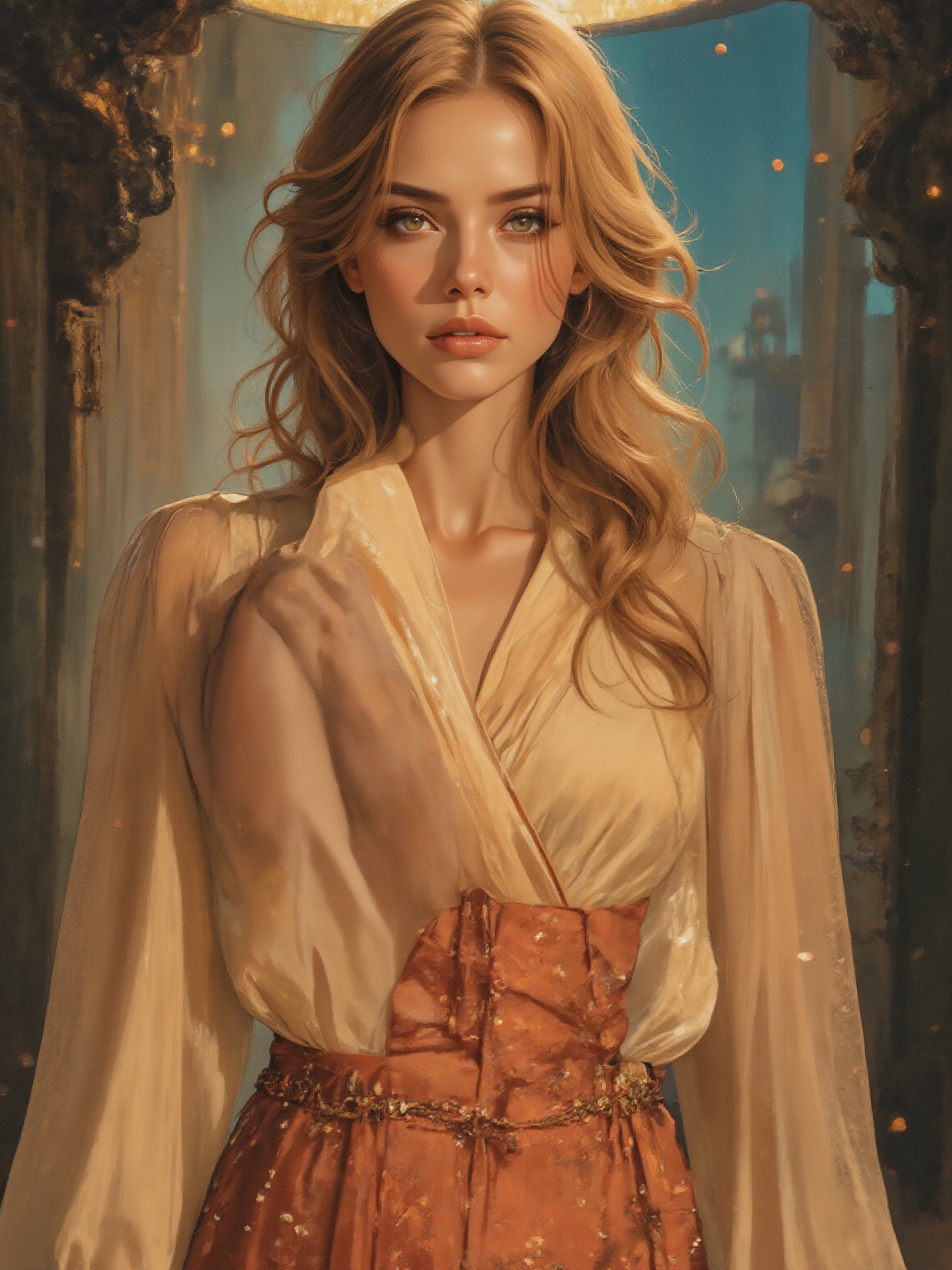A beauty with a tall,  sexy,  and well-proportioned figure on Tensor.Art