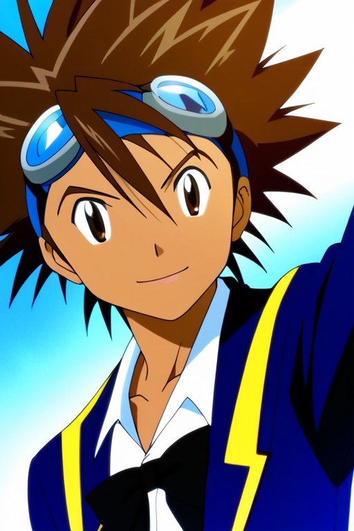 (1_guy,  1solo) digimon_adventure,  taichi_yagami on Tensor.Art