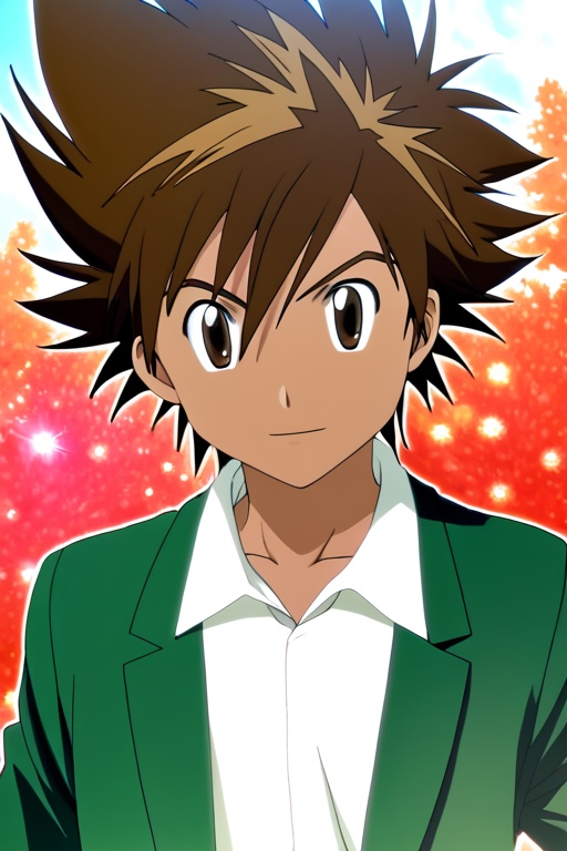(1_guy,  1solo) digimon_adventure,  taichi_yagami on Tensor.Art