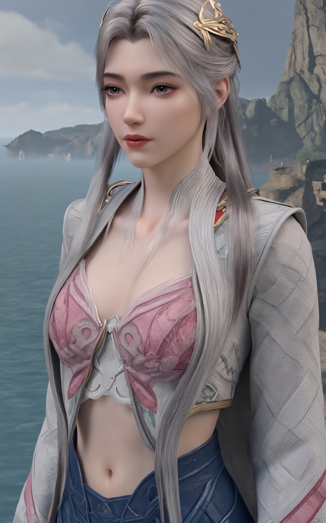 Masterpiece, the best quality, high quality,1girl,(huge breasts:1.69),(pink lotus flowers:1.29),Xlinyuling