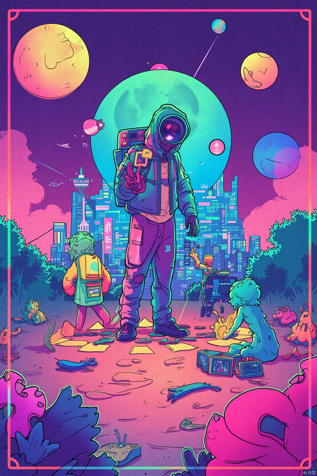 solo, no humans, colorful, surreal, abstract