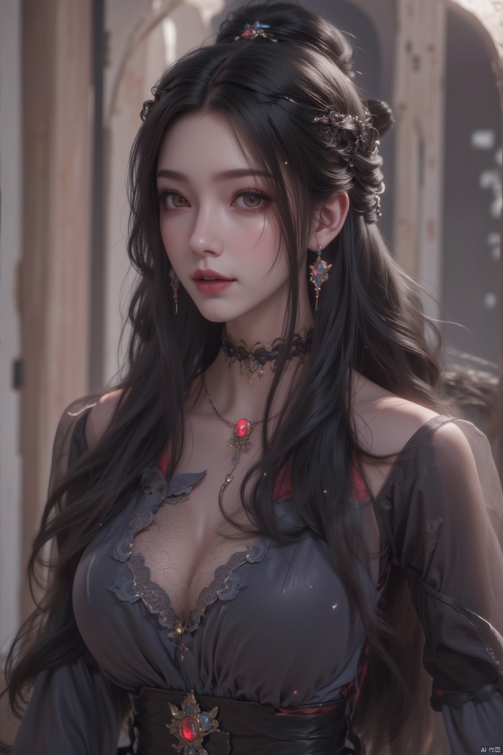 1girl, solo, long hair, looking at viewer, 