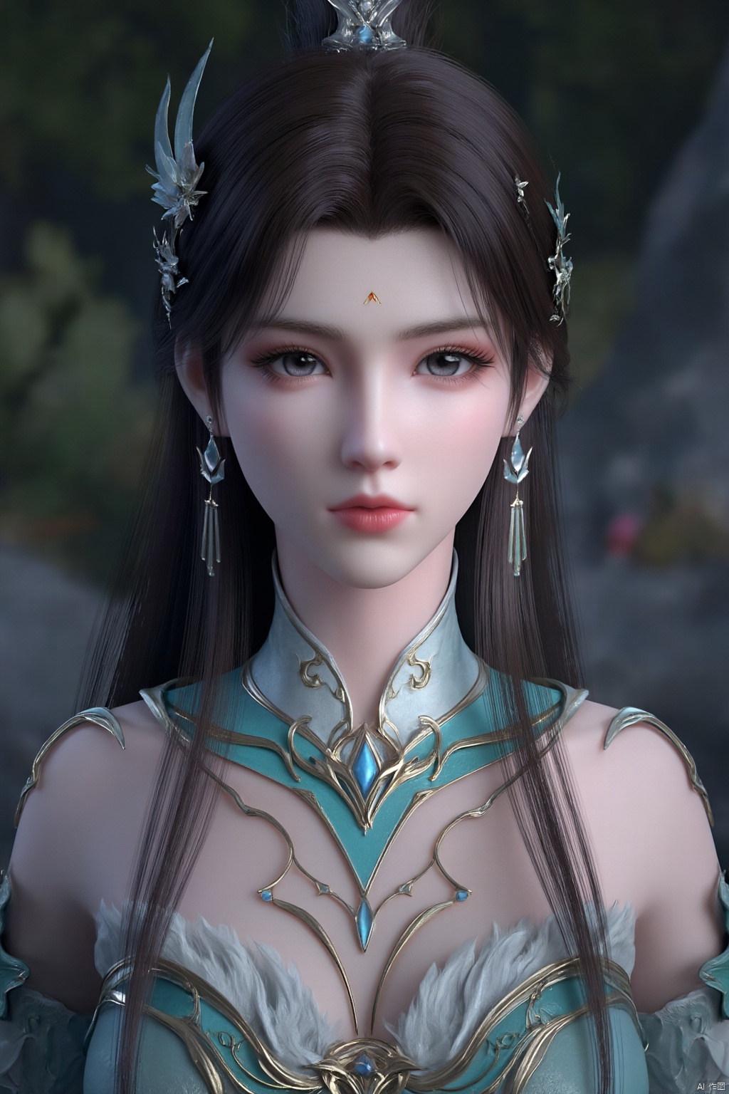 masterpiece,(best quality),official art, extremely detailed cg 8k wallpaper,((crystalstexture skin)), (extremely delicate and beautiful),(highly detailed),(1girl), (solo), (jewelry), (long_dress), (long_skirt),(sunshine, outdoor),((looking_at_viewer)),((Facing the camera)),(huge breasts:1.59),Xxuner
