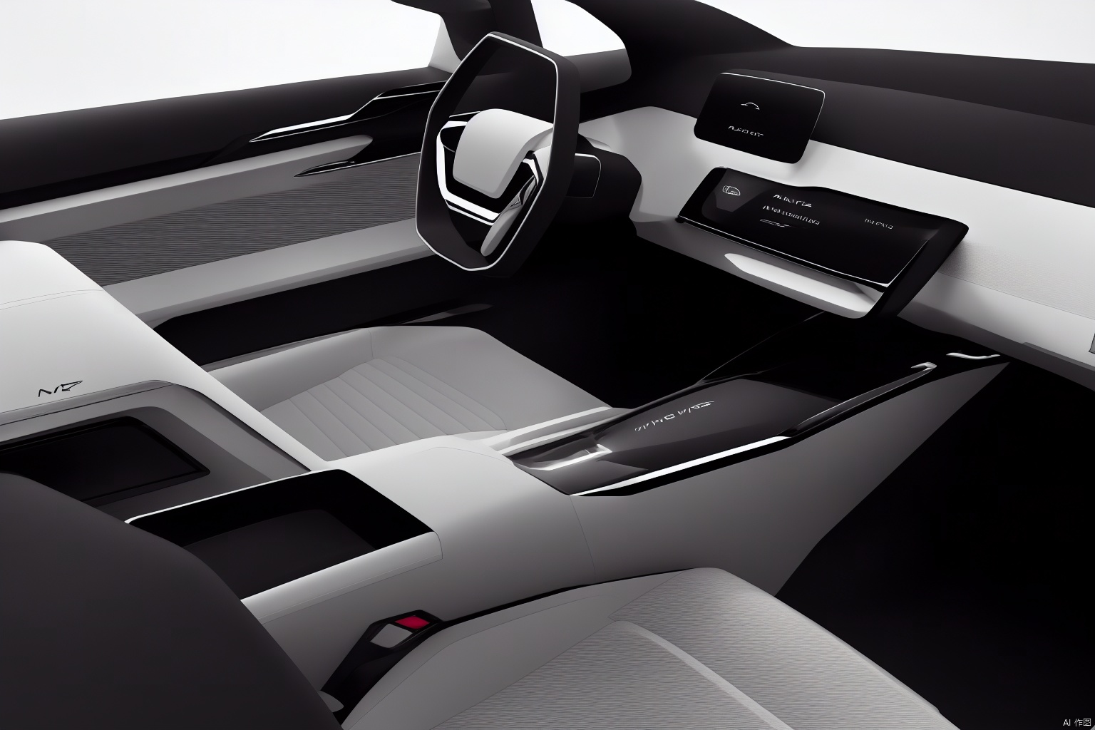  Automotive interior design , no humans, , Concept Car Design, product render,evt product design, flying car, flying machine, product rendering, conceptual flying machine, minimalism