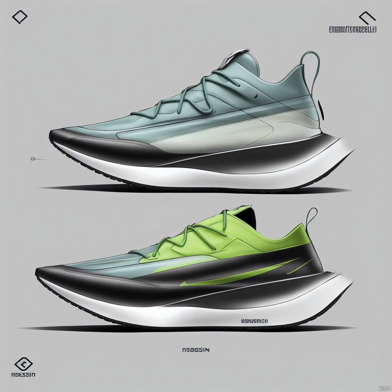 A  shoe design, side view,white background, greyscale, shoes,, grey background, no humans,, conceptual design,  Product Design Sketch,