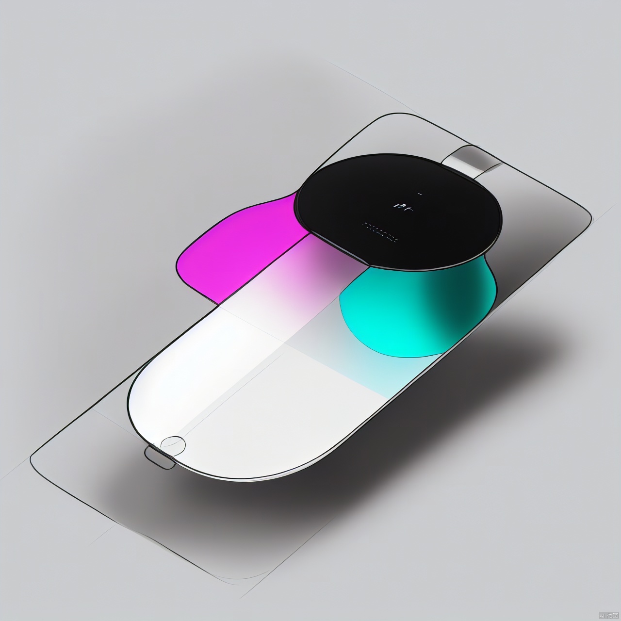  a Product Design Sketch,simple background, , gradient, , no humans, still life, Product Design Sketch