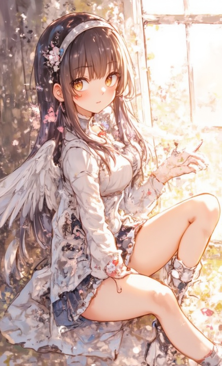 1girl,  solo,  long hair on Tensor.Art