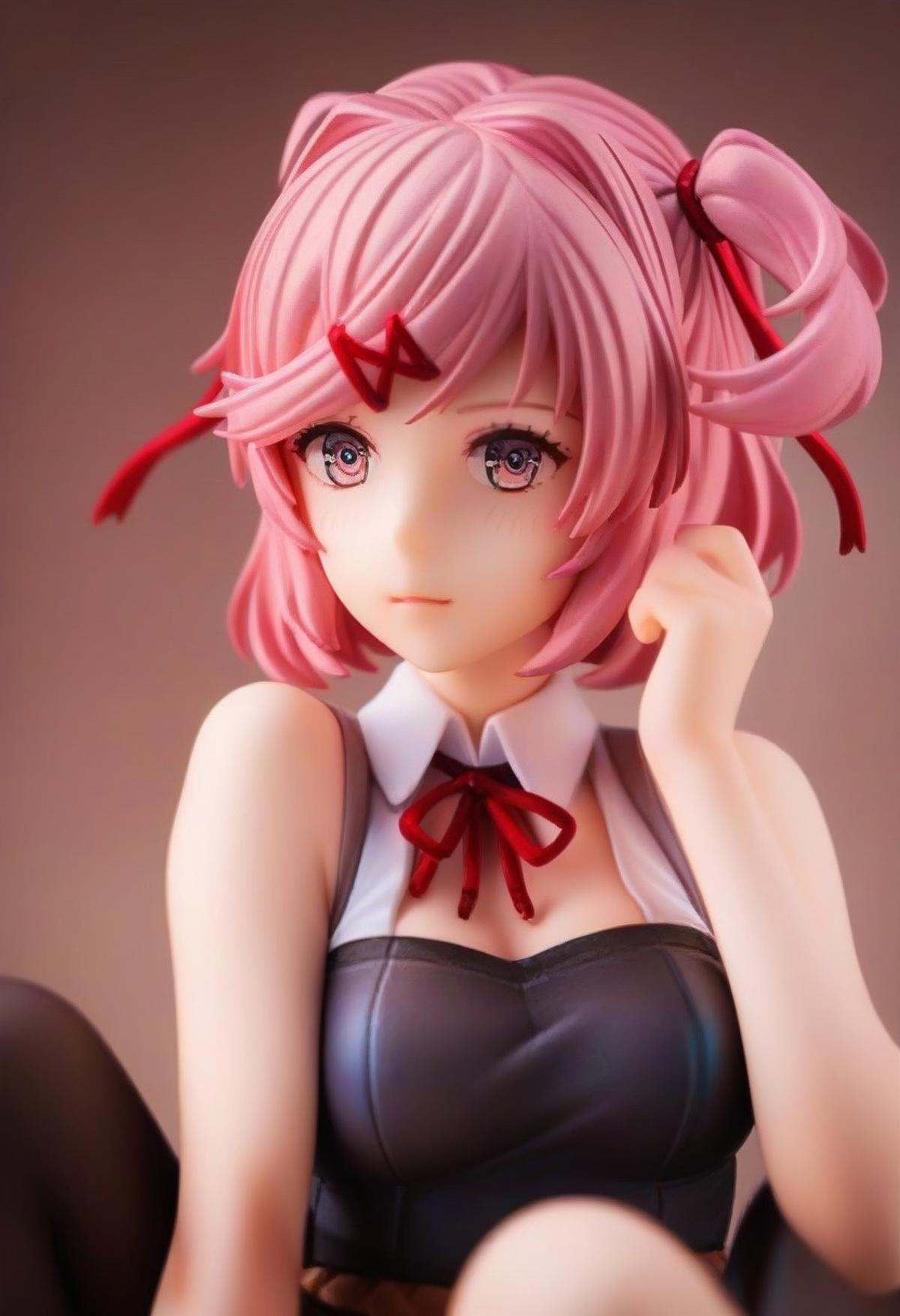 score_9, score_8_up, score_7_up, realistic, female, NATSUKI (DOKI DOKI LITERATURE CLUB)
