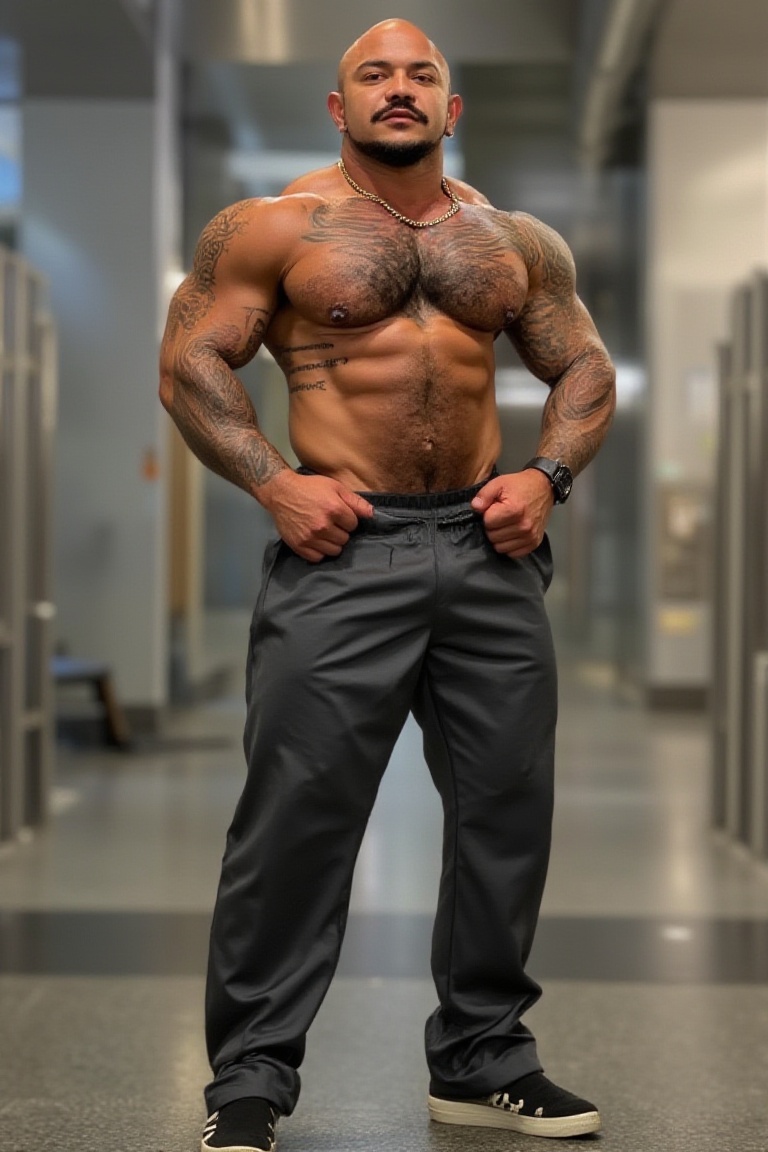A full-body portrait of a muscular man : 1man,  USAToriLan,  pose on Tensor.Art
