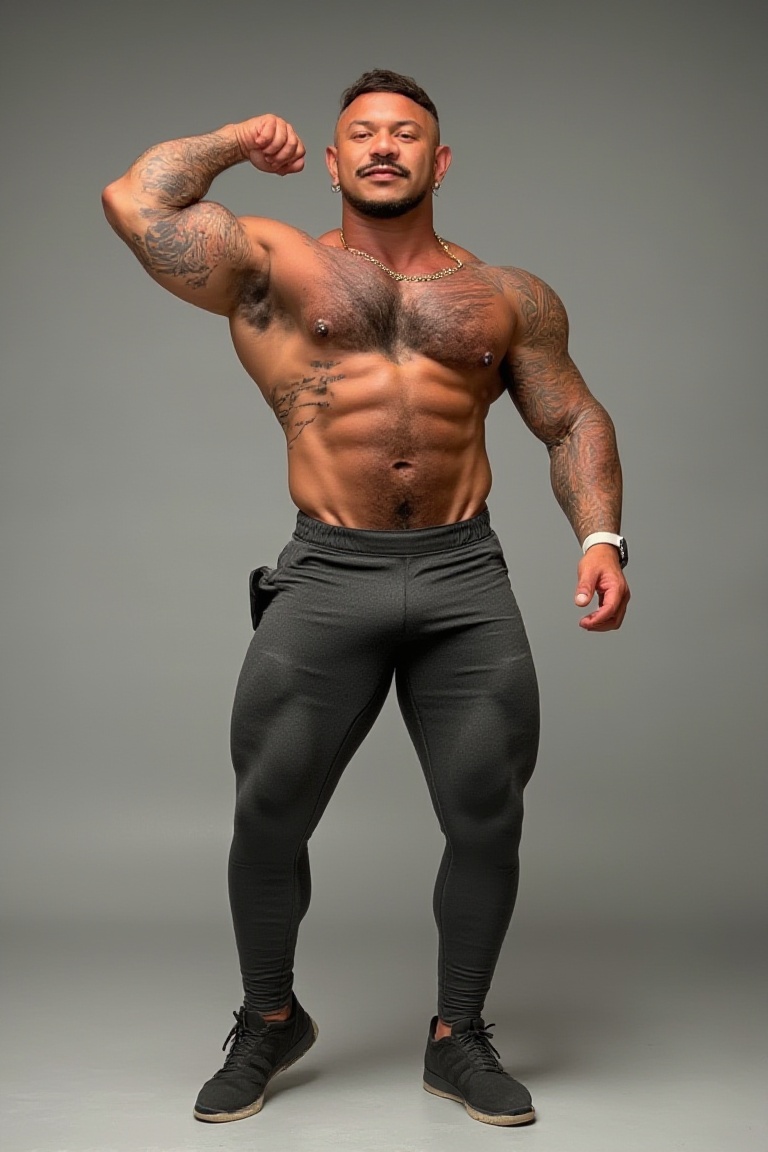A full-body portrait of a muscular man :1man,  USAToriLan,  pose on Tensor.Art