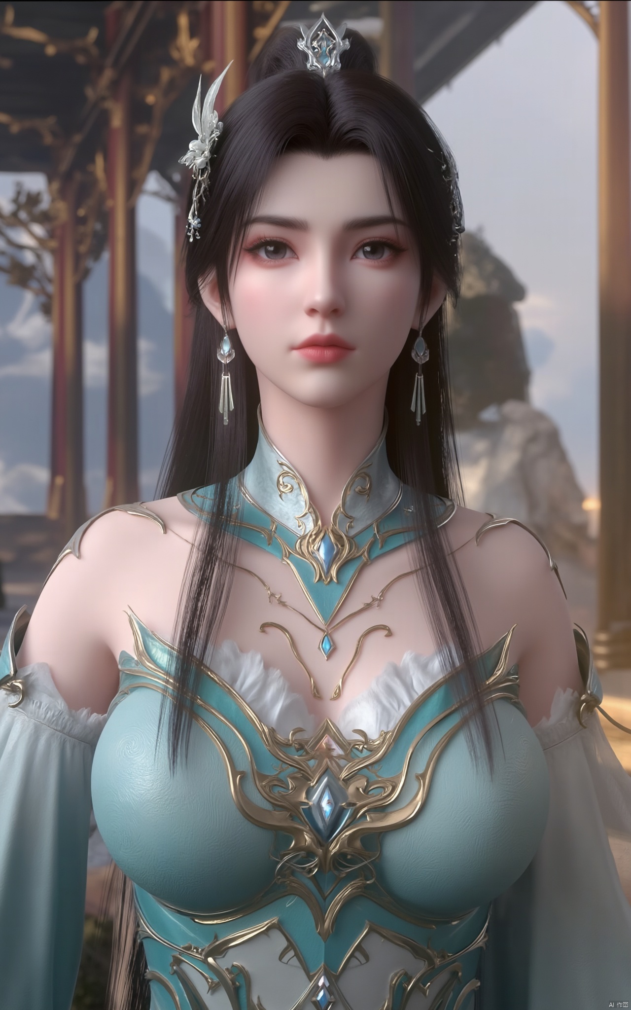 Masterpiece, best quality, high quality,1girl,(huge breasts:1.79),(lotus:1.29),Xlinyuling,Xguxuner,Xmoli,