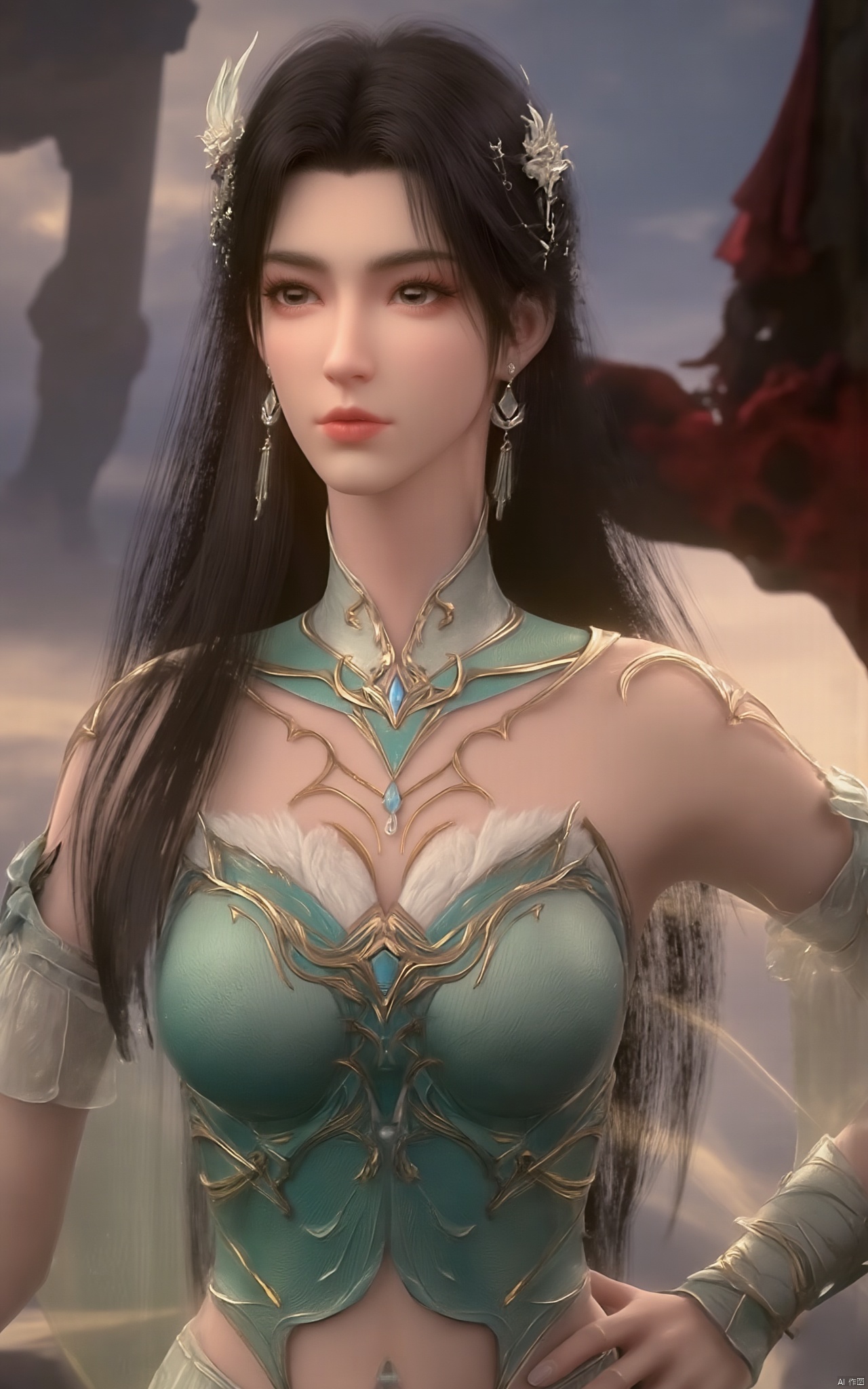 Masterpiece, best quality, high quality,1girl,(huge breasts:1.79),Xlinyuling,Xguxuner,Xmoli,