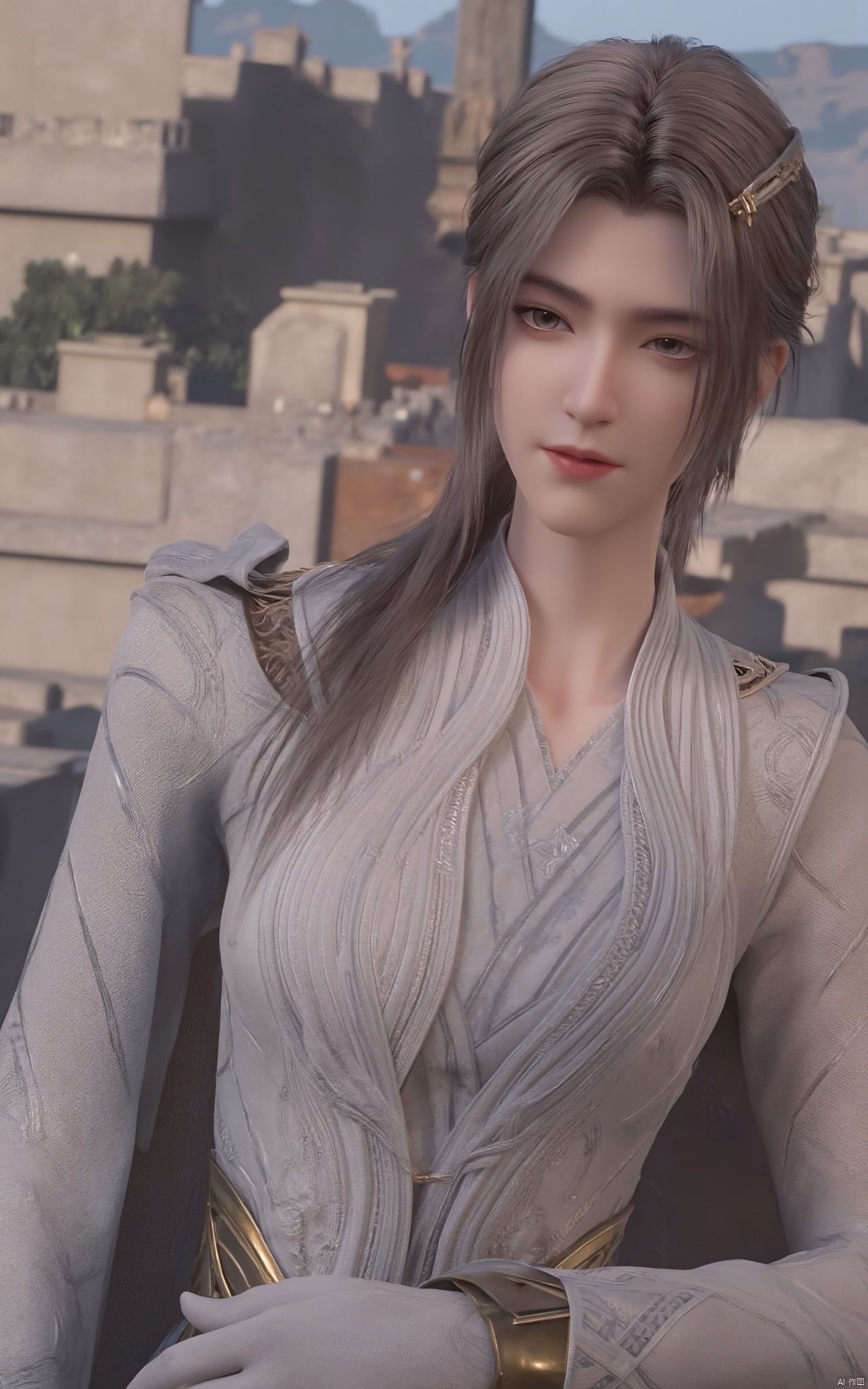 masterpiece,(best quality),official art, extremely detailed cg 8k wallpaper,((crystalstexture skin)), (extremely delicate and beautiful),(highly detailed),(1girl), (solo), (jewelry), (long_dress), (long_skirt),(sunshine, outdoor),((looking_at_viewer)),((Facing the camera)),(huge breasts:1.59),Xxuner,Xlingyuling