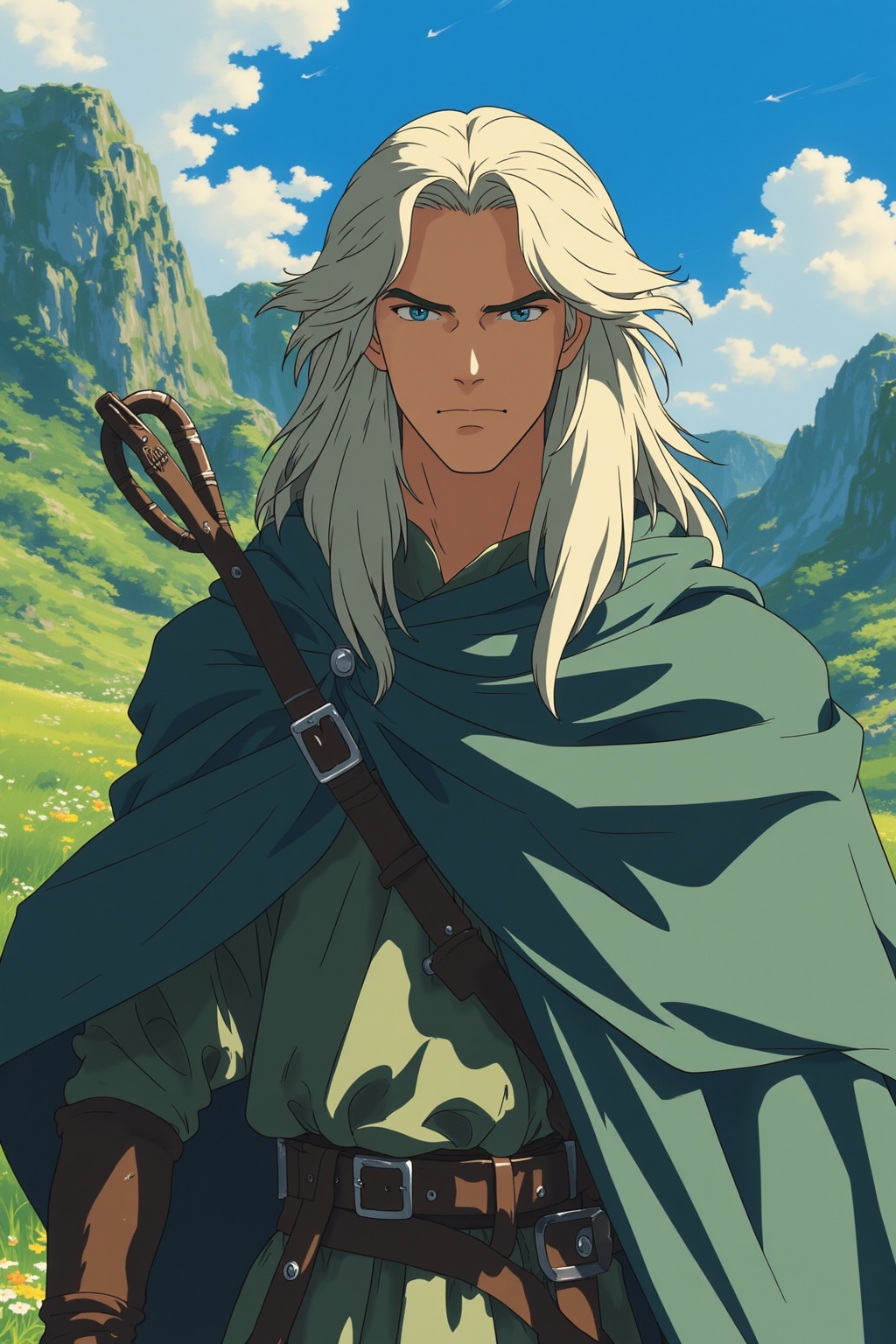 white wizard on adventure on Tensor.Art