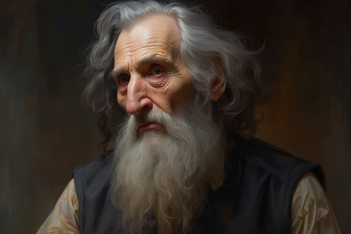 Old man,  softcolor on Tensor.Art