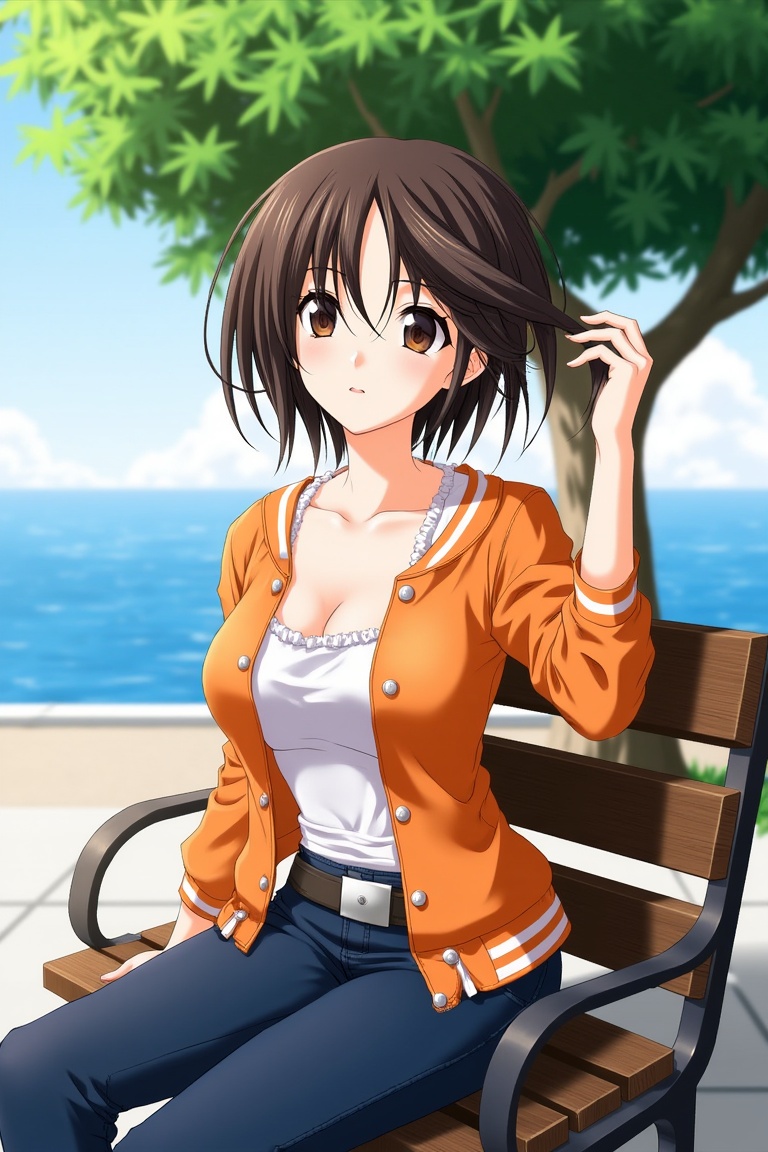Best quality,  high resolution,  Short hair on Tensor.Art