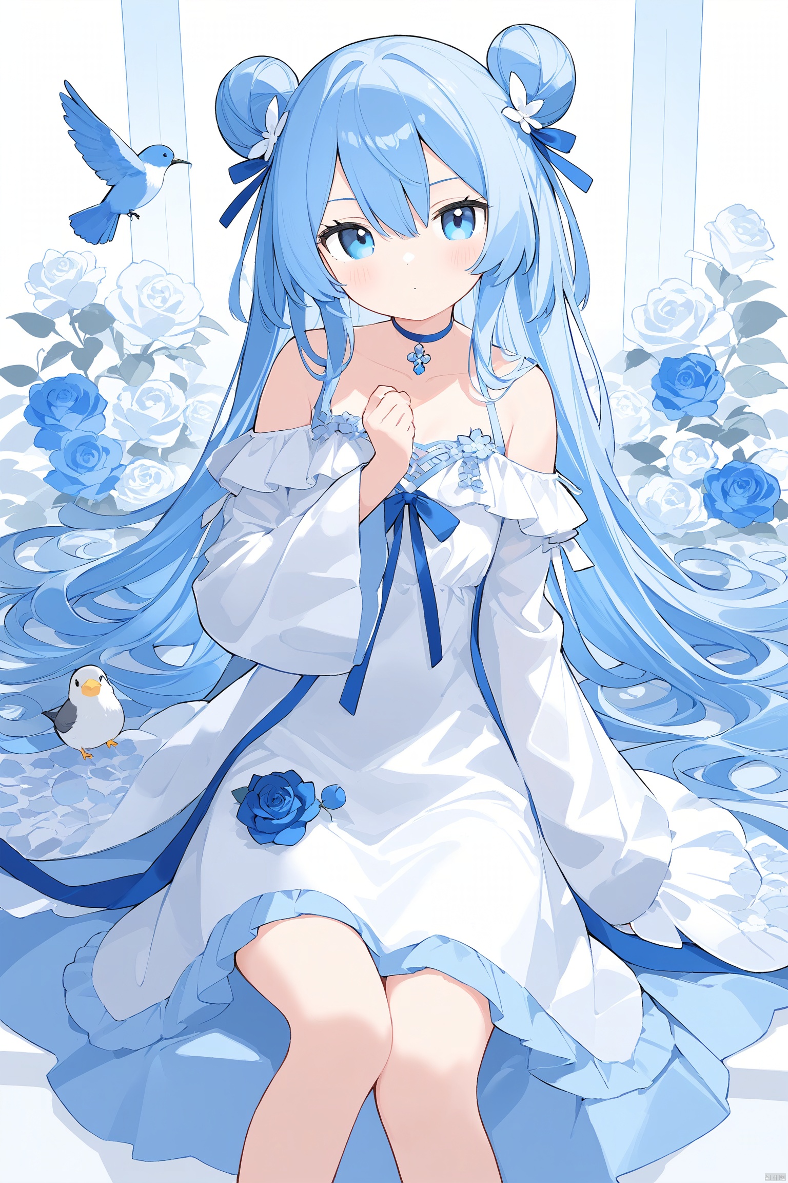 1girl,  animal,  bangs by 叫我浅笑大人就好了 on Tensor.Art