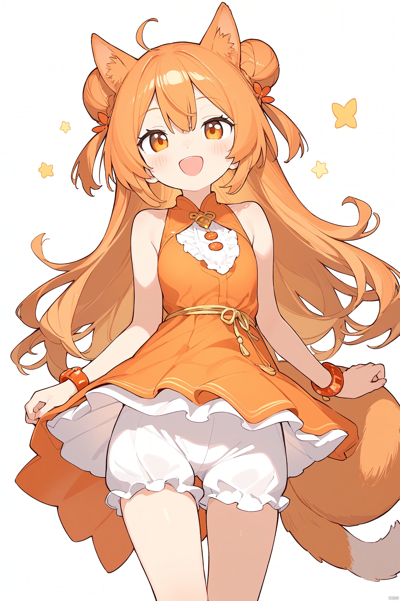 1girl,  :d,  animal_ears by 叫我浅笑大人就好了 on Tensor.Art