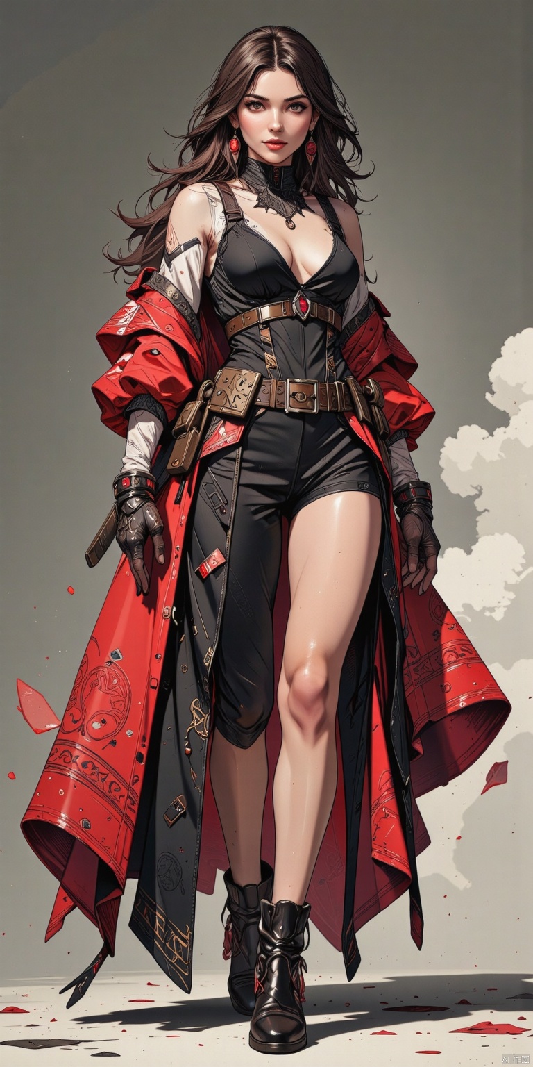 High Fashion, concept art half l Body of a gypsy spanish woman in flamenco clothes, Blender stylized charismatic aesthetic random composition deep breathing locations and details professional style digital, meticulous craftsmanship artistic style, superb vision nocturnal influence visually dark high end artistic technologies style splash finely artistic works. Digital artwork, illustrative, painterly, matte painting, highly detailed, dynamic, dramatic, haute couture, elegant, ornate clothing, High Fashion. Anime art.,Anime Niji Cyberpunk illustration.