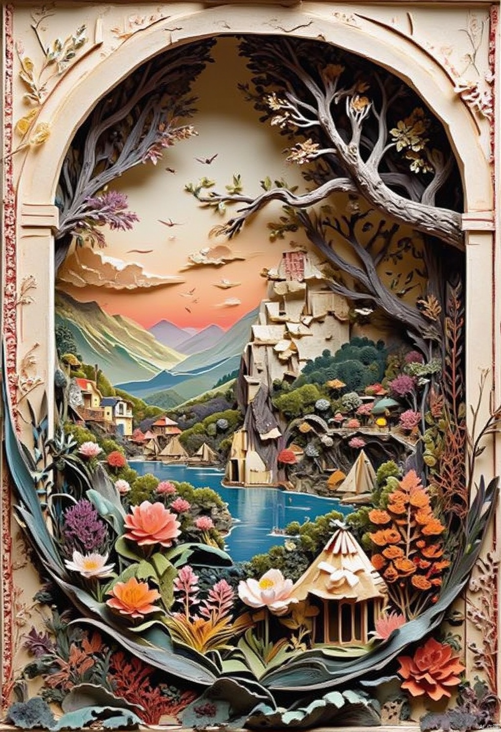 The art of decoupage