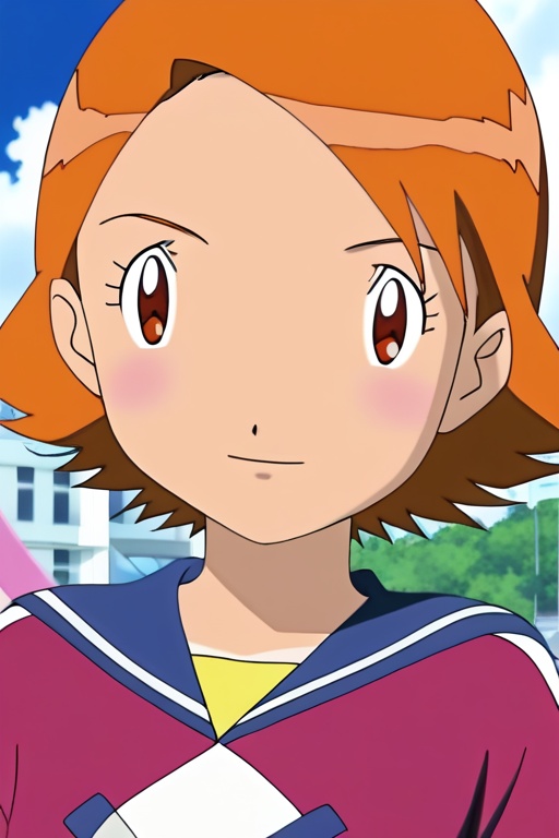 (1_girl,  1solo) digimon_adventure,  sora_takenouchi (Beautiful on Tensor.Art