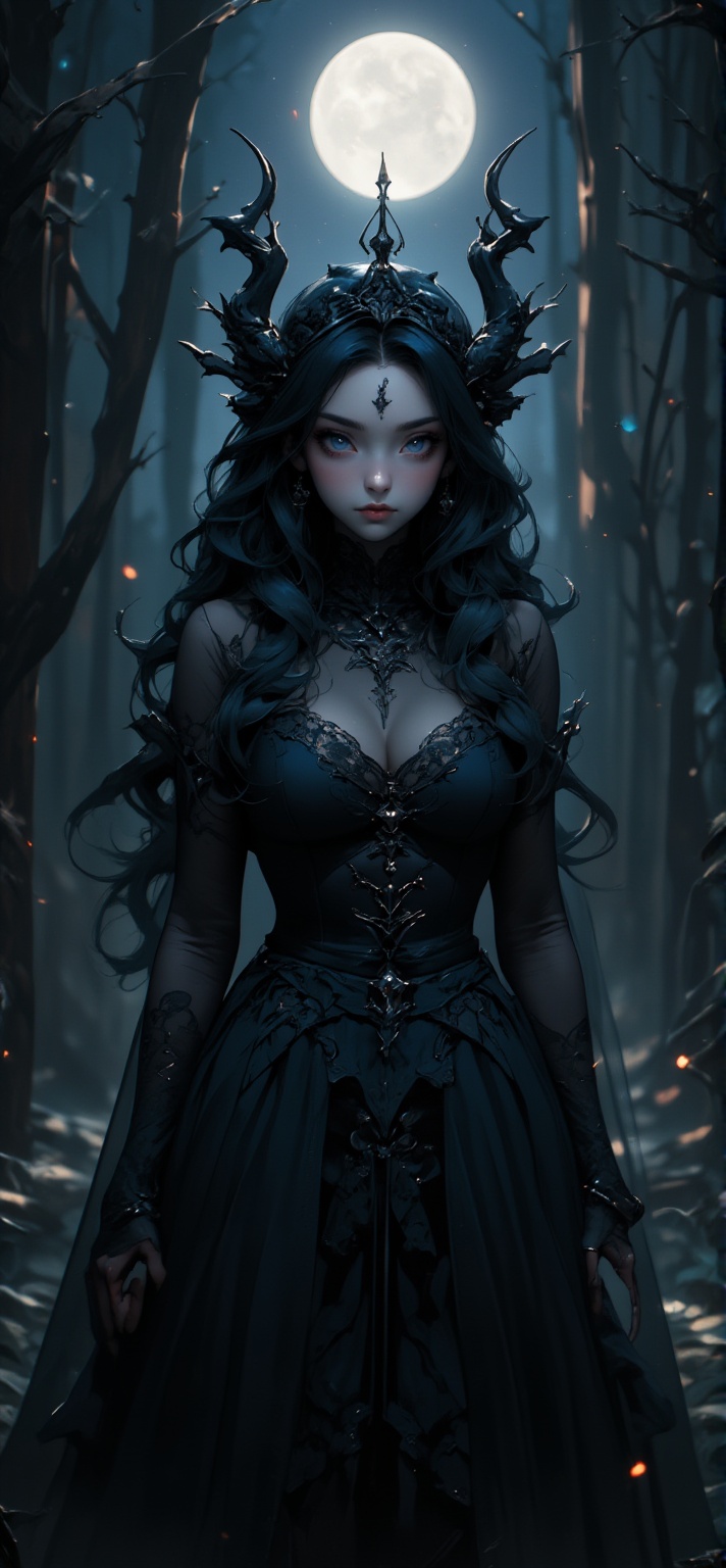 a beautiful witch,  detailed intricate face,  piercing eyes on Tensor.Art