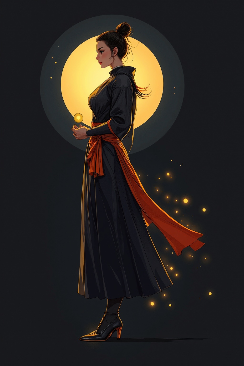 anime style,  in the style of Keith Negley,  Mike Mignola on Tensor.Art
