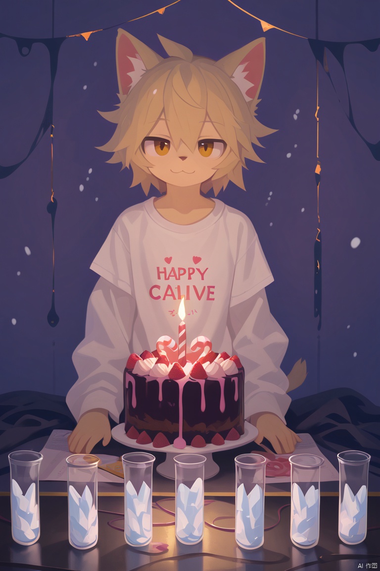 furry,goo,love,boy,shota,T-shirt,shots,coat,love, build up,cake,candies,food,magazine, HTTP,shota,foot foucs, shota,white cat ears , ice,snow,Juvenile,cat boy,bare foot,ultra detailed fur,