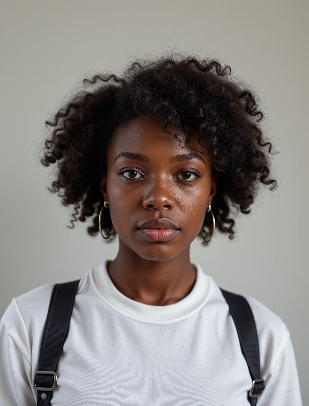Black woman staring at the camera. on Tensor.Art