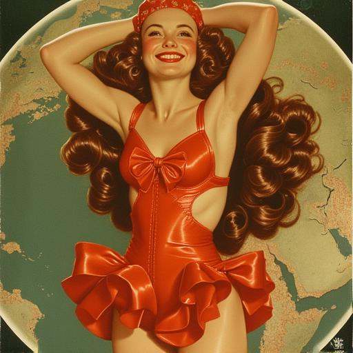 style of Alberto Vargas on Tensor.Art