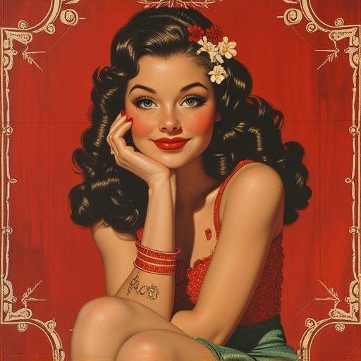 style of Alberto Vargas on Tensor.Art
