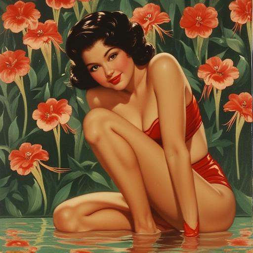 style of Alberto Vargas on Tensor.Art