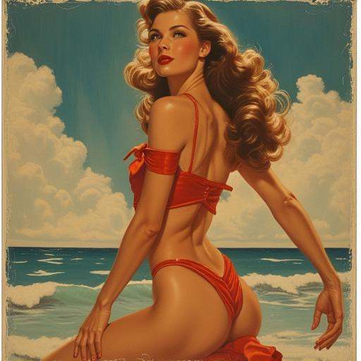 style of Alberto Vargas on Tensor.Art