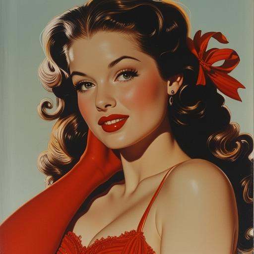 style of Alberto Vargas on Tensor.Art