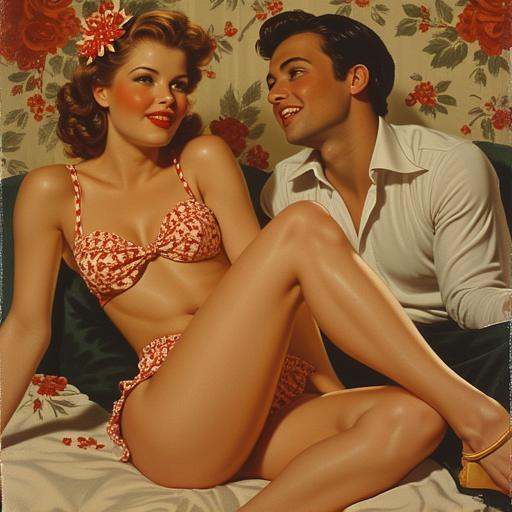 style of Alberto Vargas on Tensor.Art