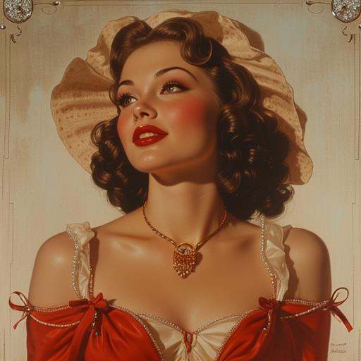 style of Alberto Vargas