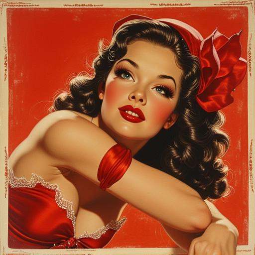 style of Alberto Vargas on Tensor.Art
