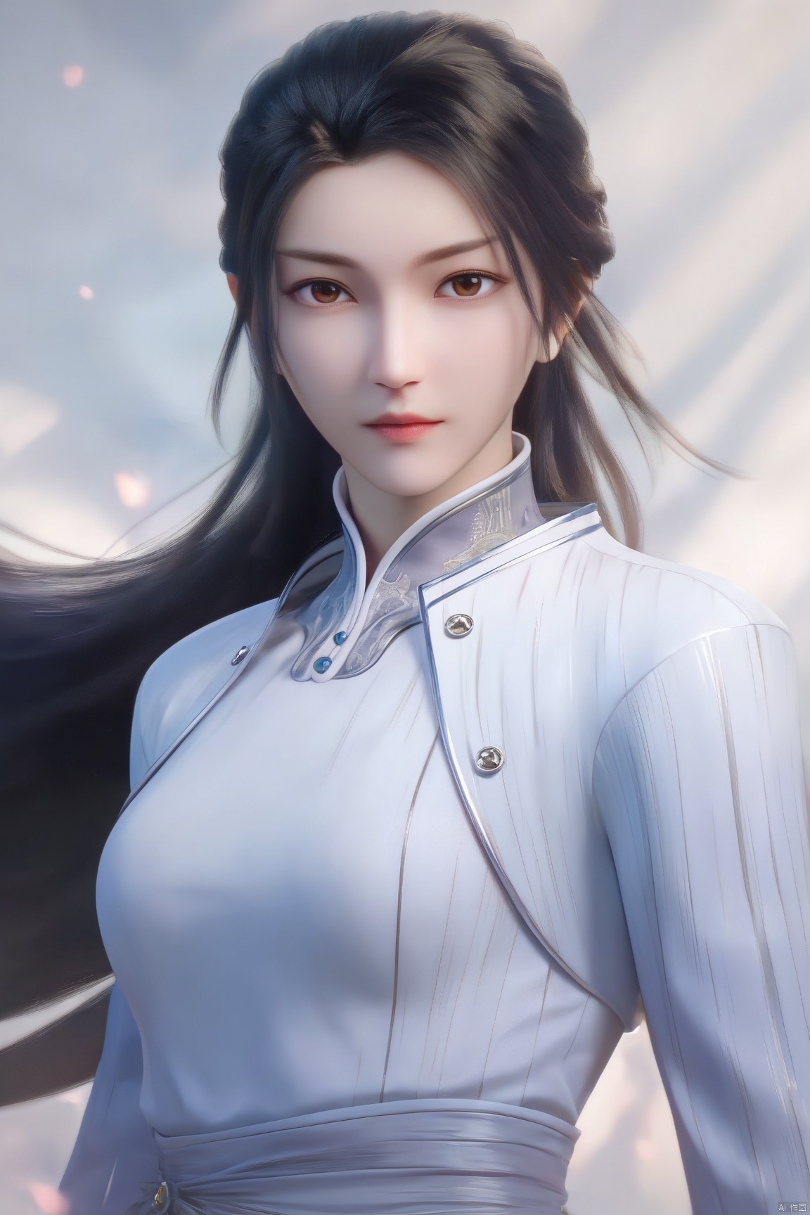 score_9, score_8_up, score_7_up,highly detailed digital, 
1girl, solo, long hair, breasts, looking at viewer, black hair, dress,brown eyes, medium breasts, upper body, 
ultra detailed background,ultra detailed background,ultra realistic 8k cg, ,masterpiece,lihanyi