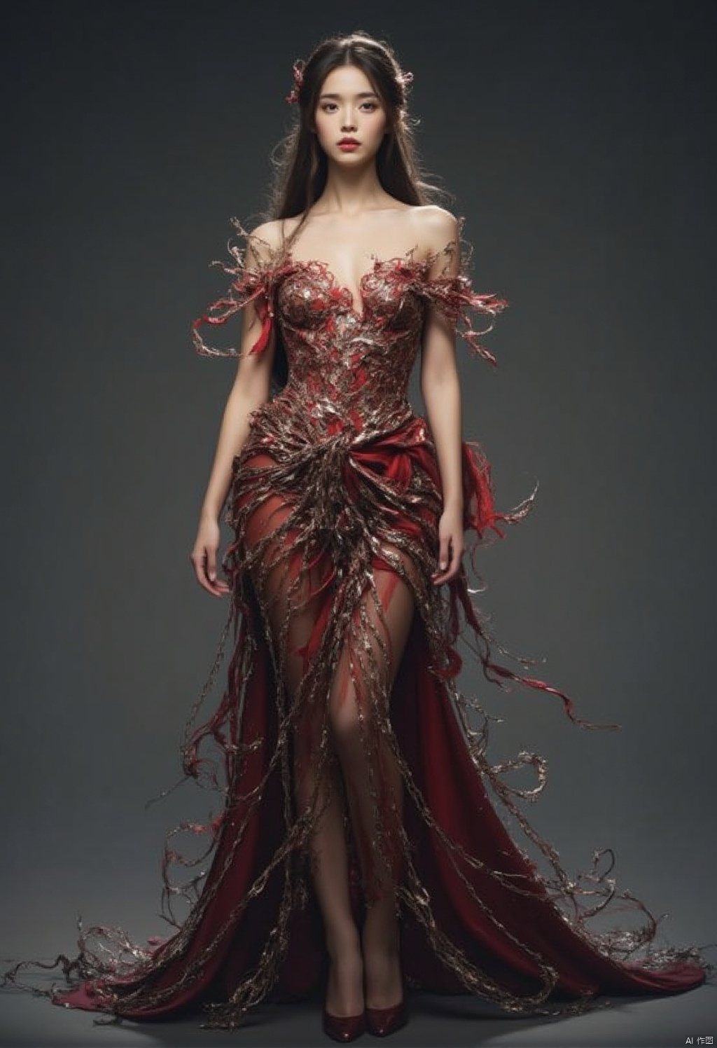 chain-mail dress