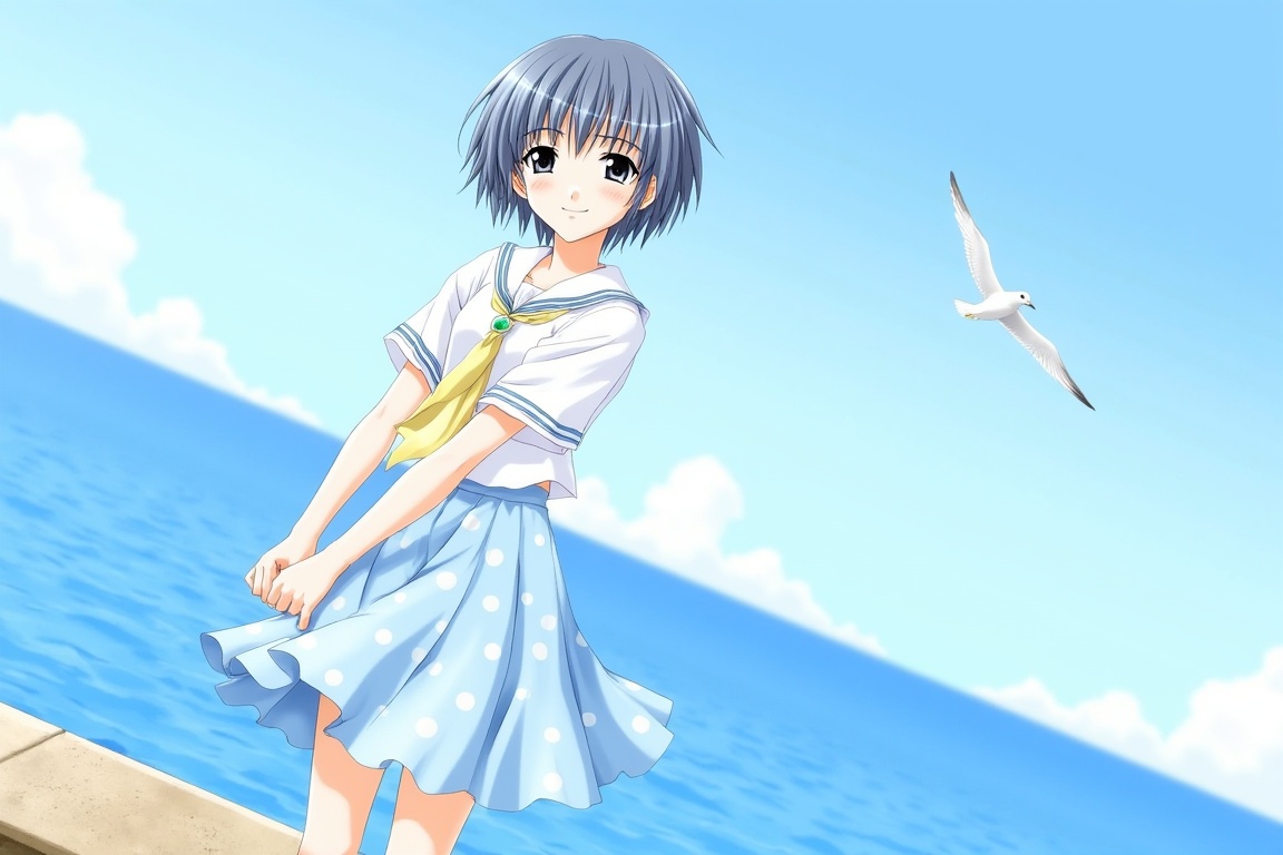 Best Quality,  short hair,  solo on Tensor.Art