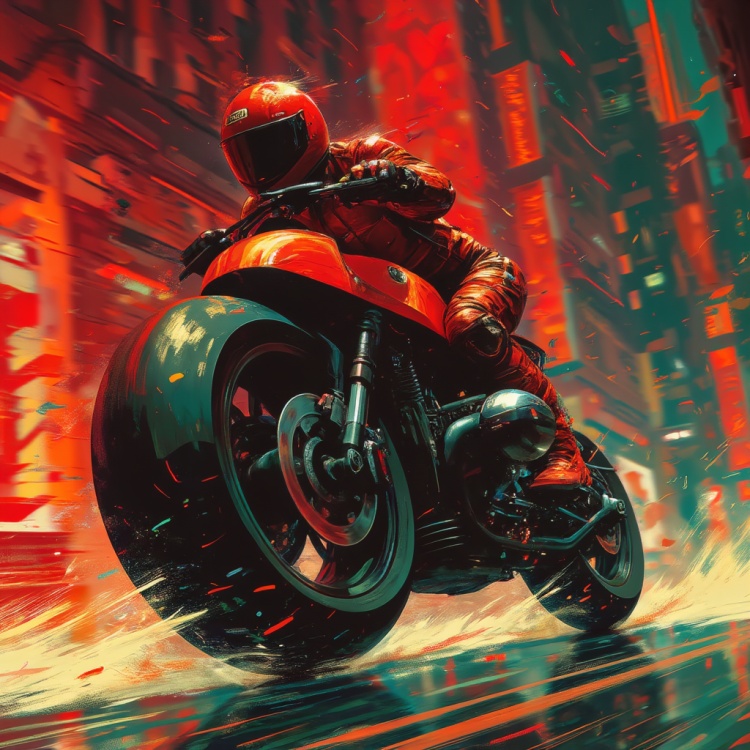 Cycle - Painterly Stroke with Hyperrealistic Style by Fath on Tensor.Art