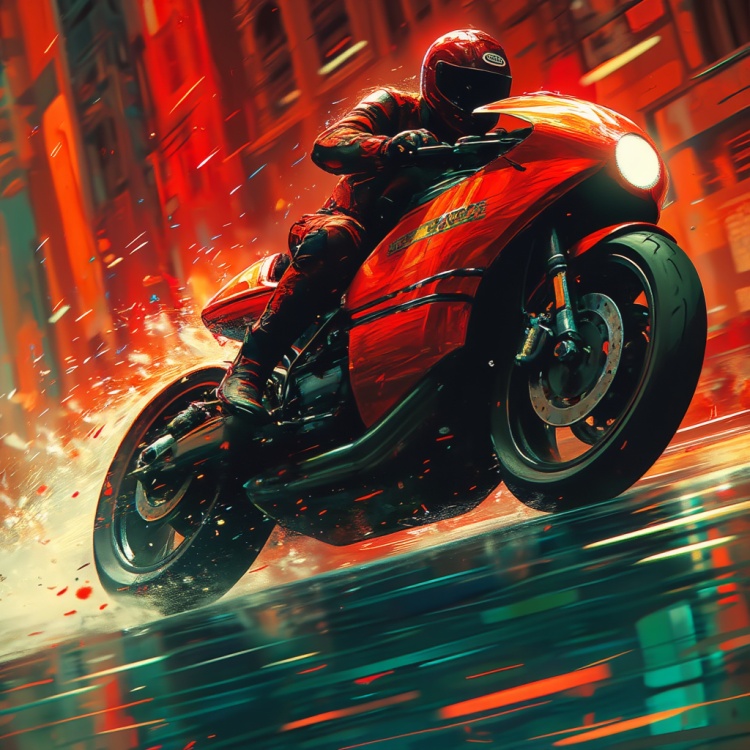 Cycle - Painterly Stroke with Hyperrealistic Style by Fath on Tensor.Art