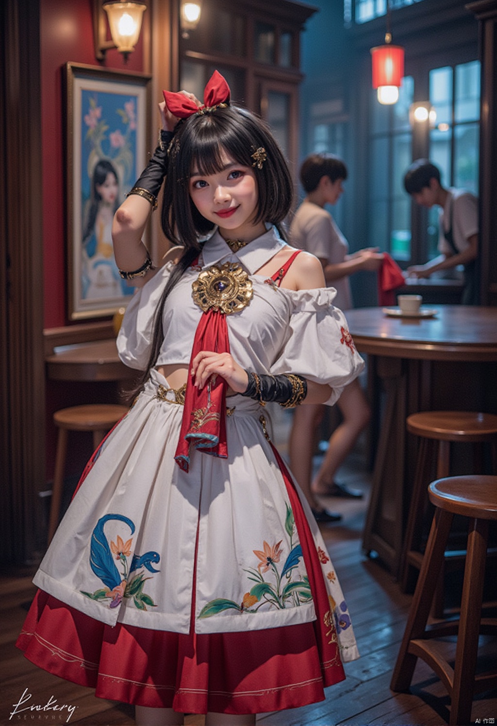 Cos Yunli's costume
