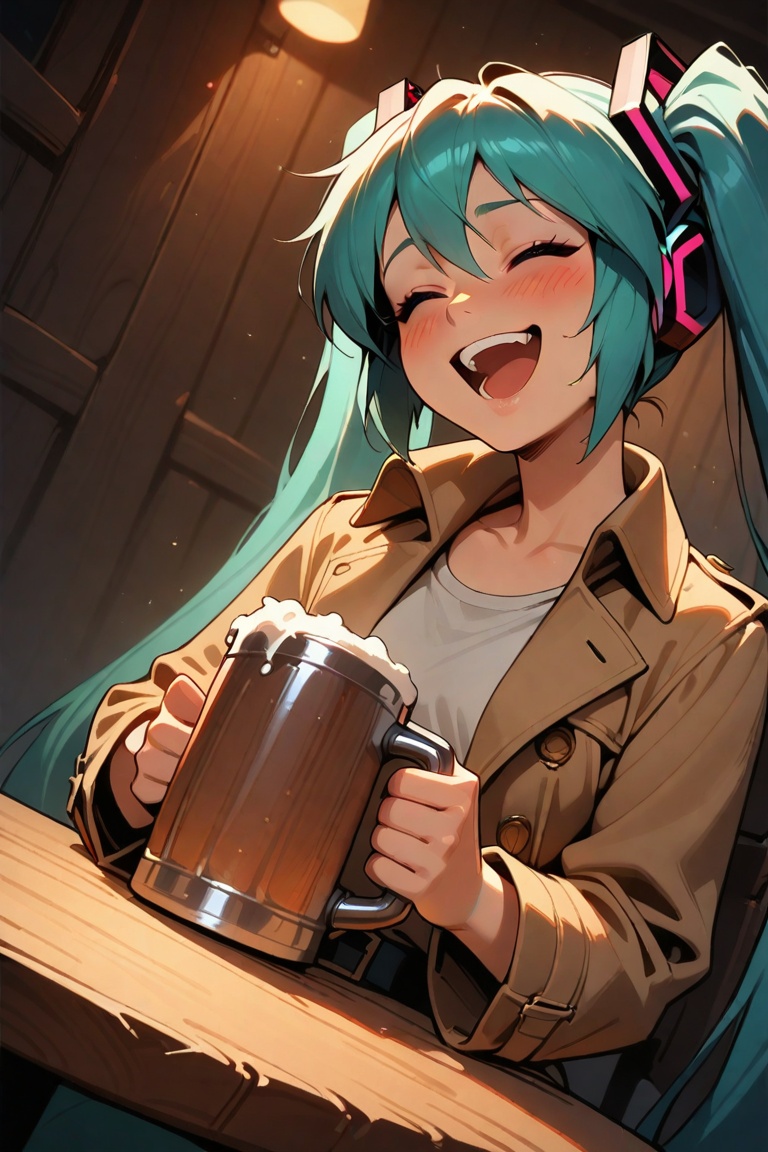 1girl,  solo,  hatsune miku on Tensor.Art