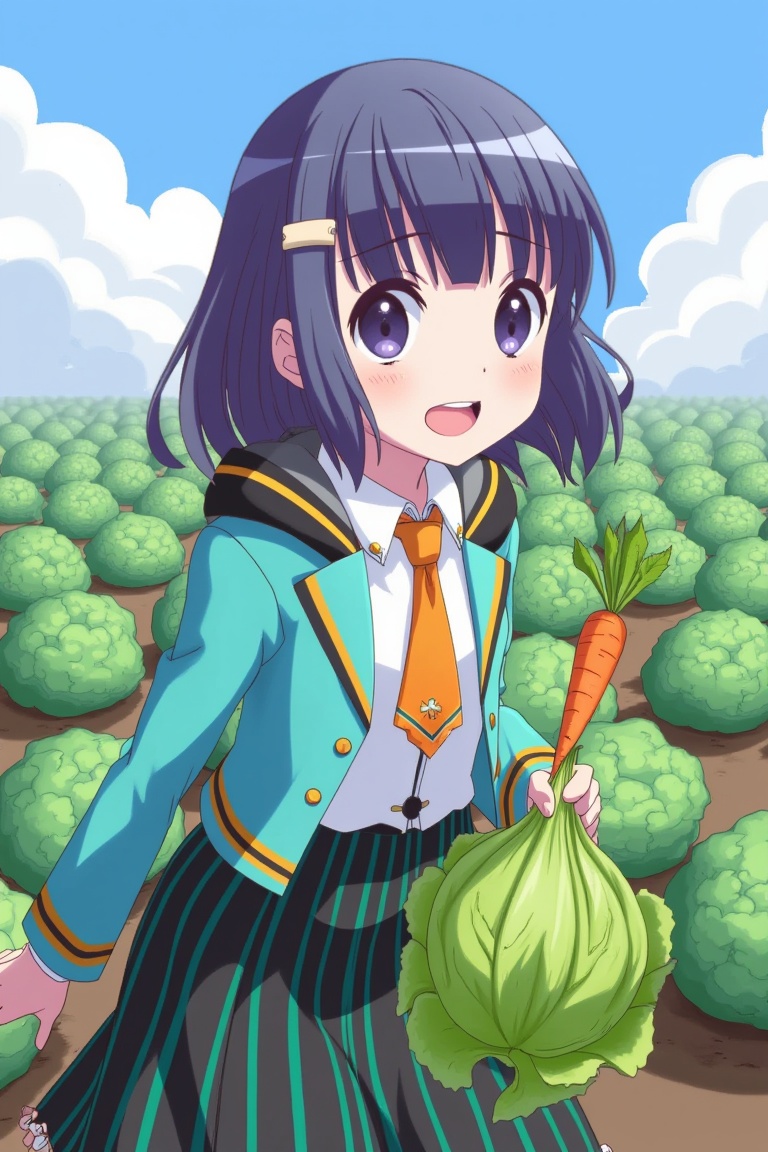Best Quality,  Navy blue hair,  short hair on Tensor.Art