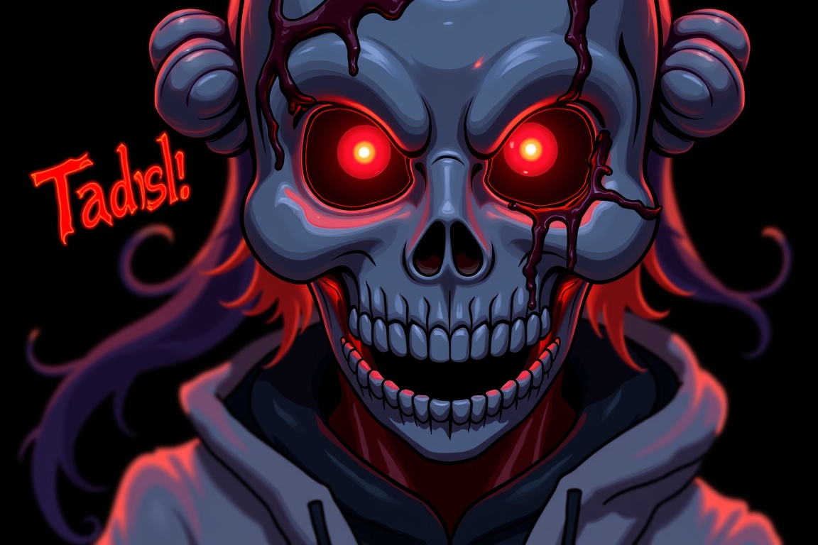 1girl,  demonic,  mask on Tensor.Art