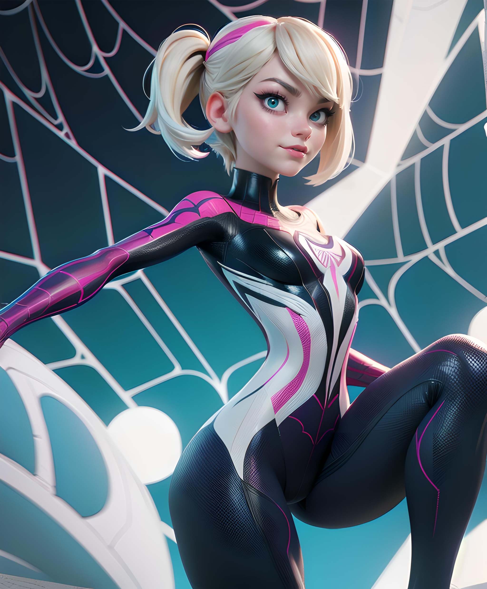 face,  1girl,  gwen_stacy on Tensor.Art